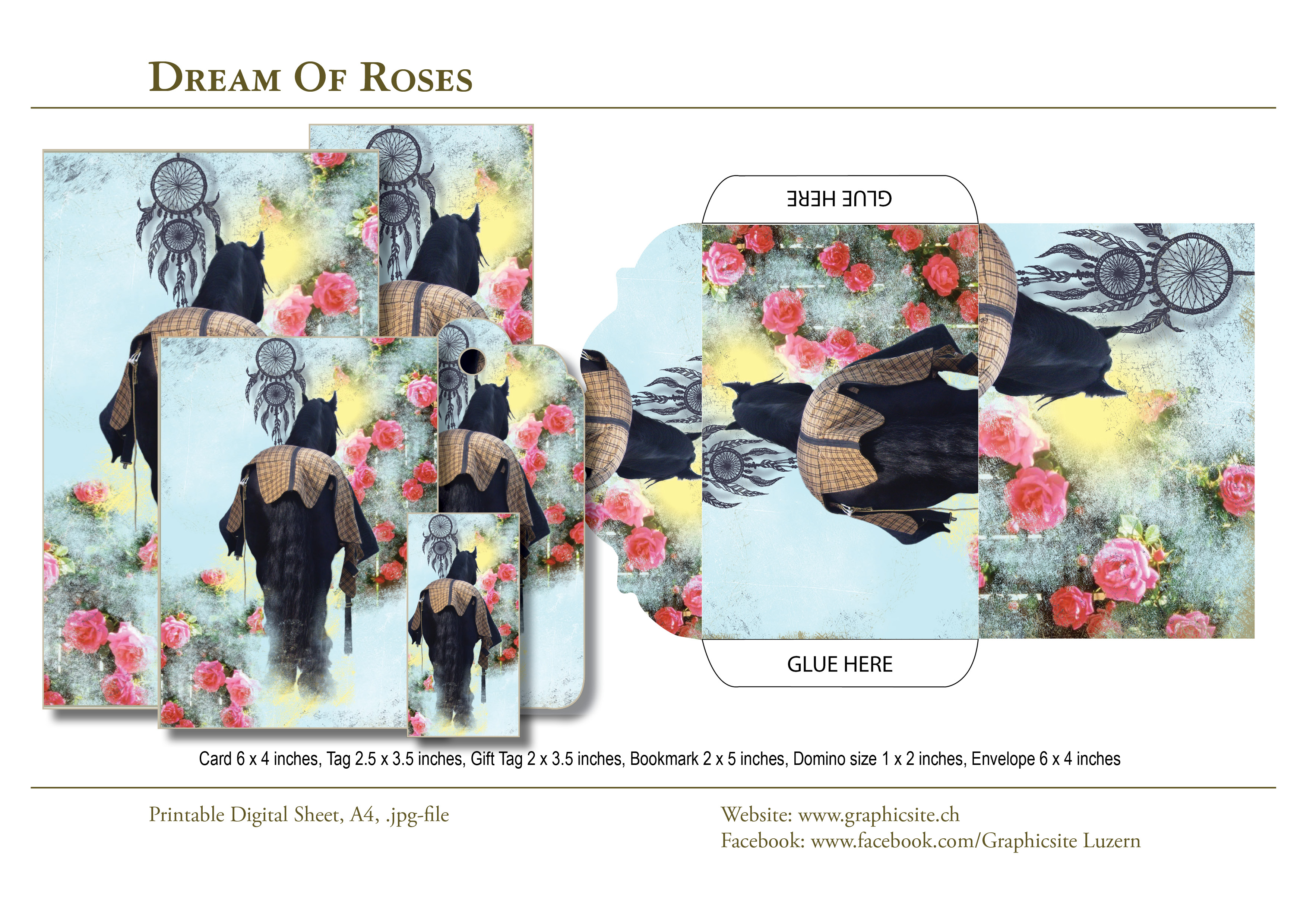 Printable Digital Sheet - Collection - DreamOfRoses