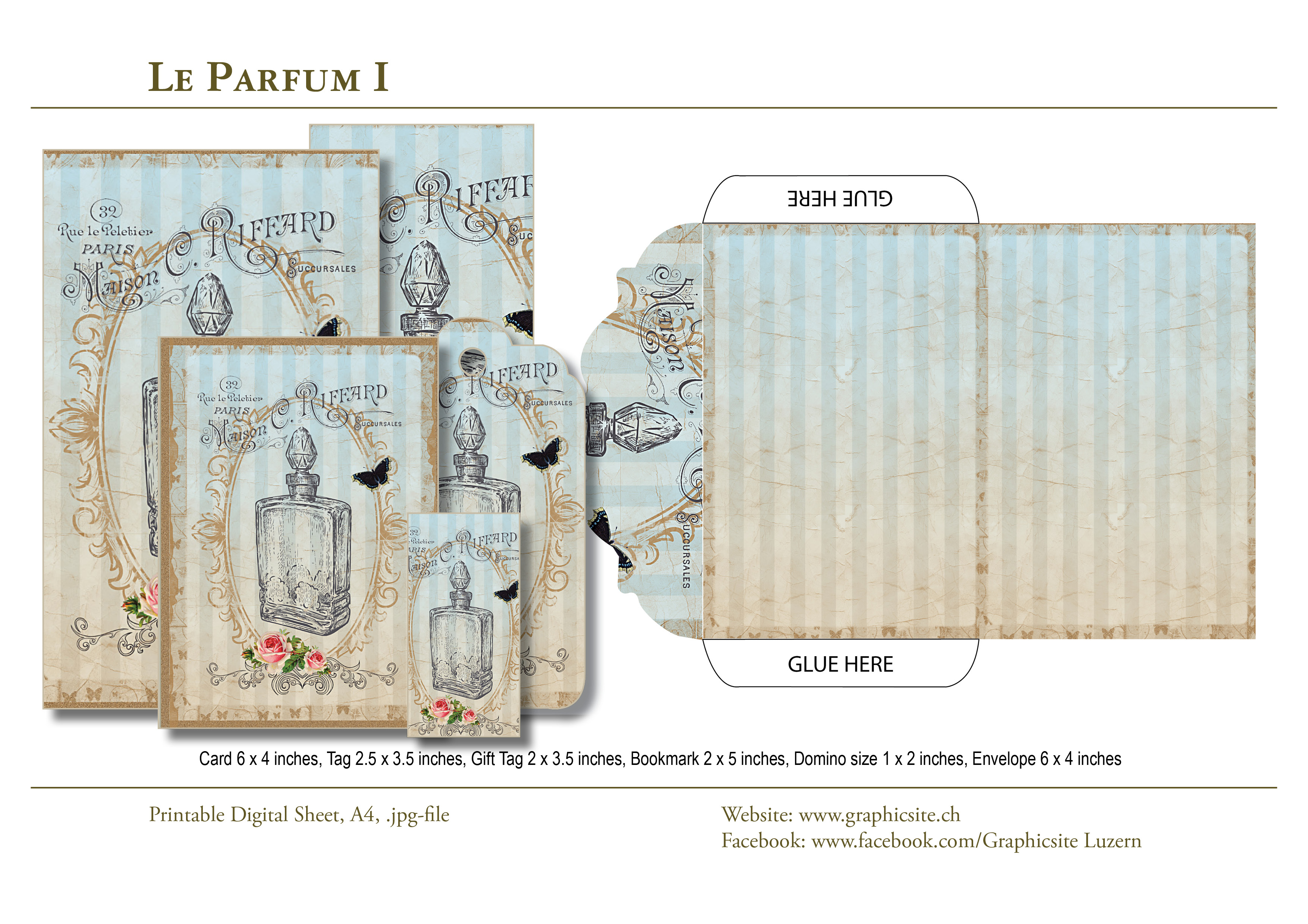 Karten selber drucken - Kollektionen - Le Parfum 1