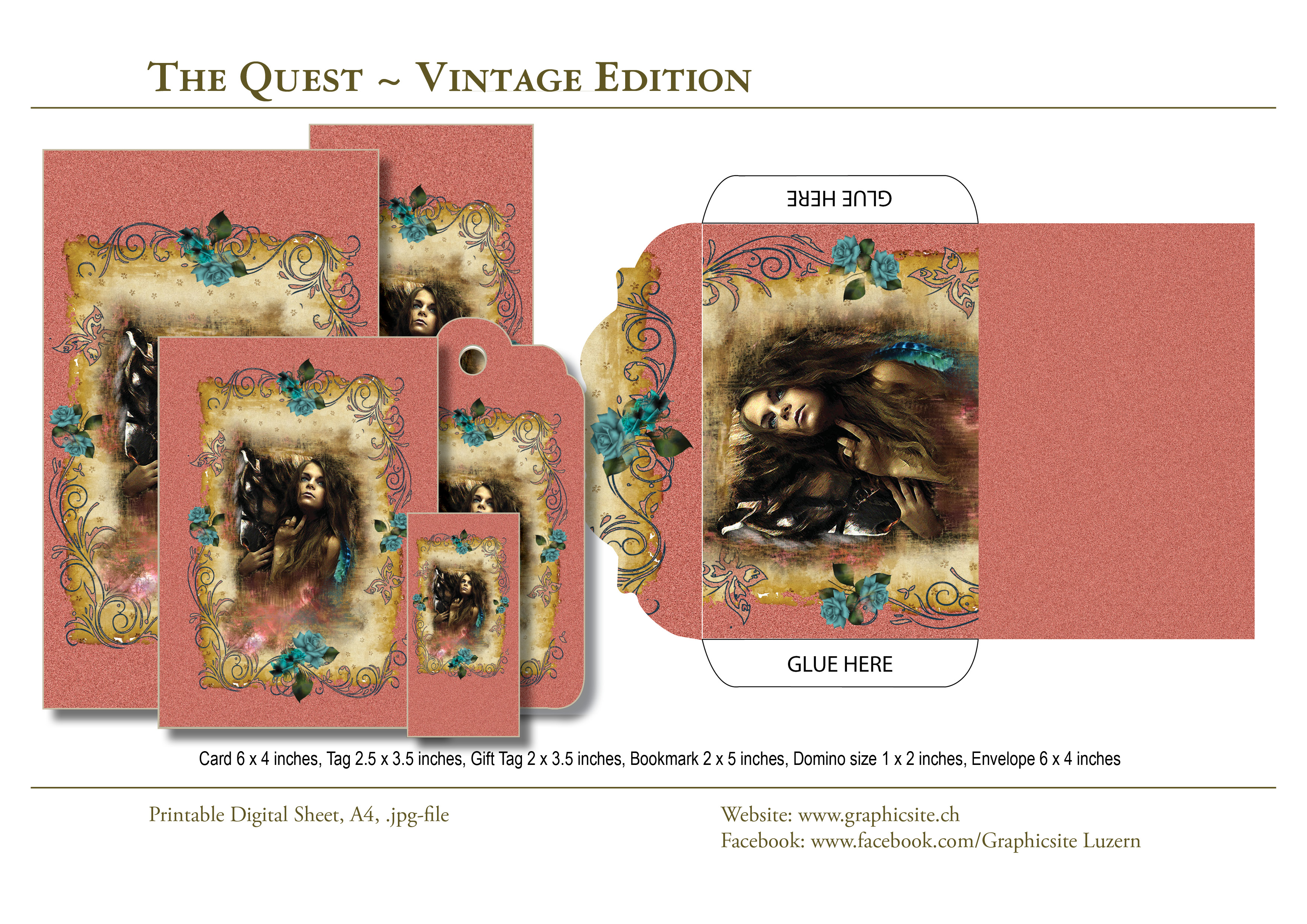 Printable Digital Collages - Collections - TheQuest_VintageEdition