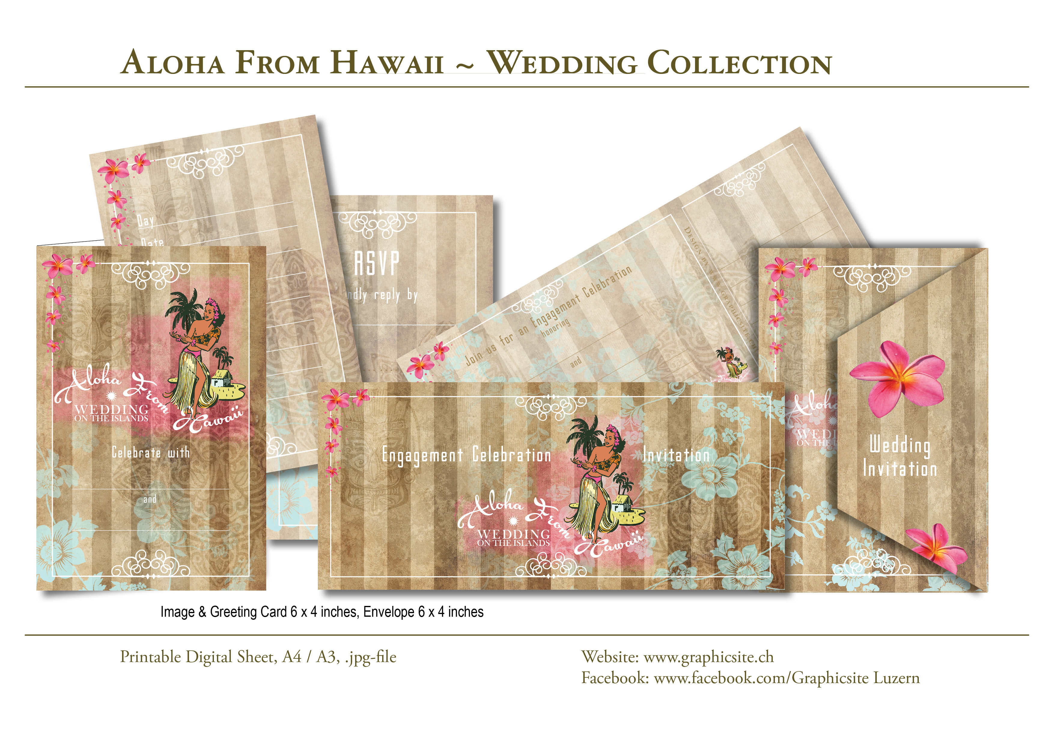 Karten selber drucken - Hochzeit - AlohaFromHawaii - #hochzeitskarten, #einladungen, #selber, #gestalten, #basteln, #papeterie, 